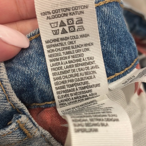 LUCKY BRAND Light wash denim skirt Sz 4 Sz 27 C9 - Picture 9 of 9